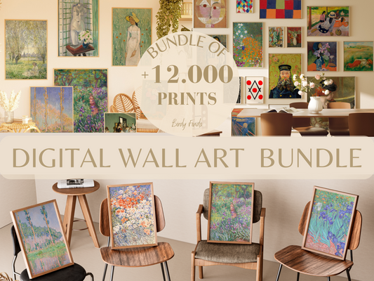 Digital Download Print, +12.000 Printable Vintage Art - Digital Download