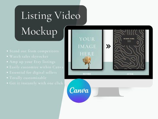 Listing Video Mockup - Canva Template