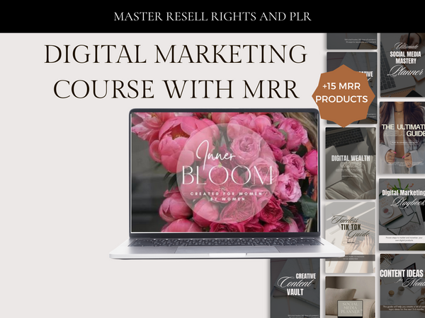 Inner Bloom Course | Digital Marketing Course | Faceless Marketing | Start Your Own Business | Creative Tools | Social Media