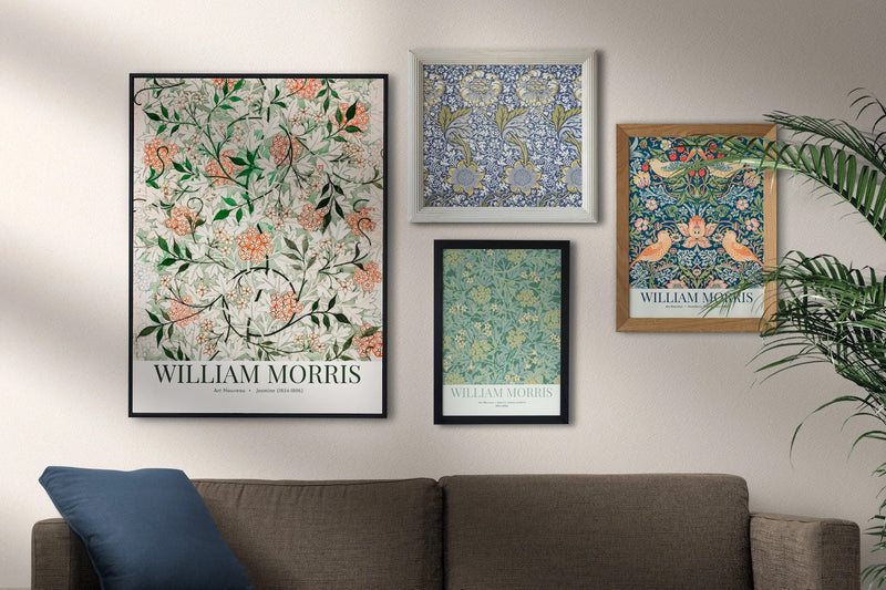 Set of 20 William Morris-Inspired Instant Downloads