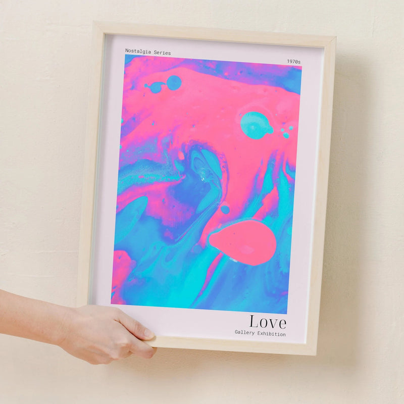 Psychedelic Love: Neon Colors Digital Art