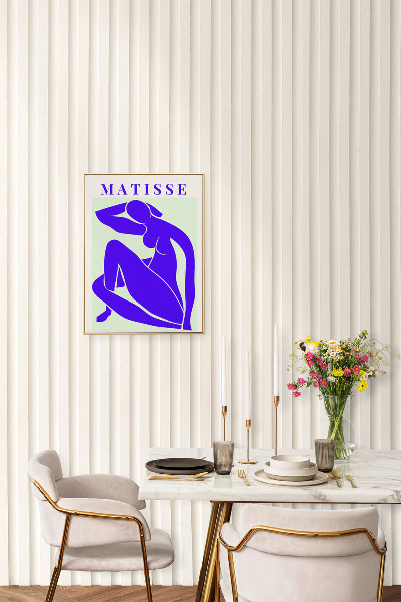 Tranquil Blue Nudes: Matisse-Inspired Digital Download