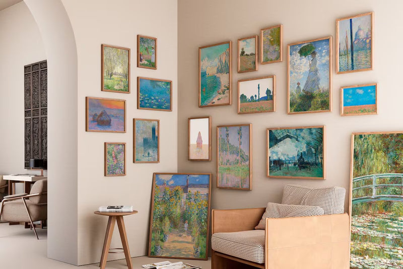 Claude Monet Prints , Set of 120+ Claude Monet Digital Art Prints
