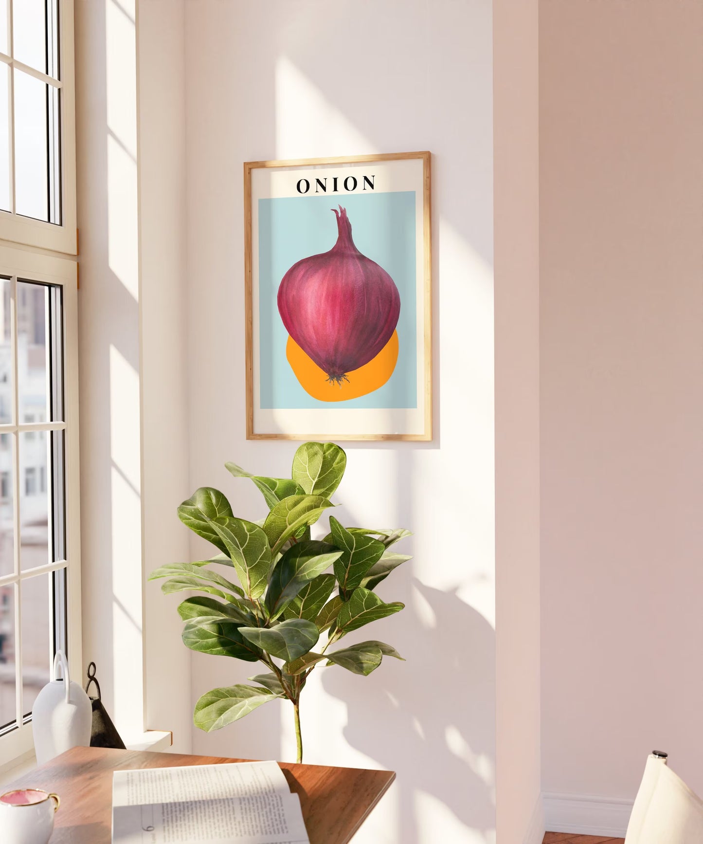 Onion Art: Aesthetic Kitchen Decor - Digital Download