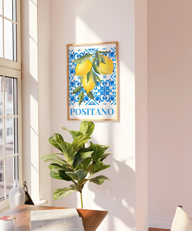 Positano Wall Art, Positano Digital Art Print