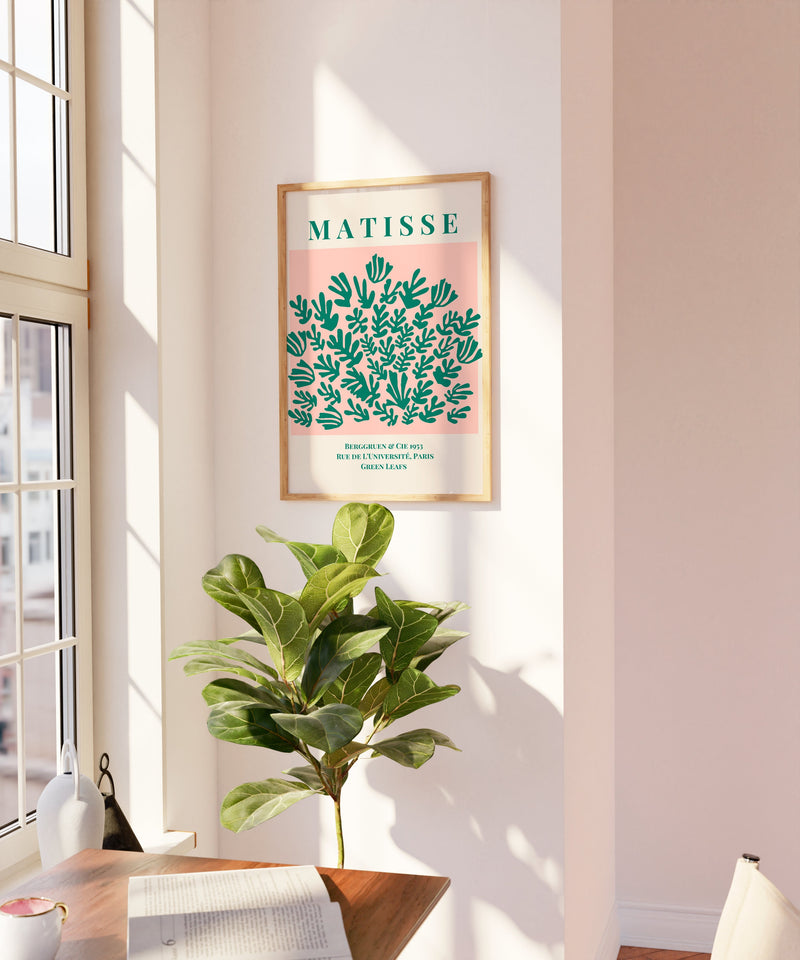 Emerald & Pink: Set of 3 Matisse Digital Downloads