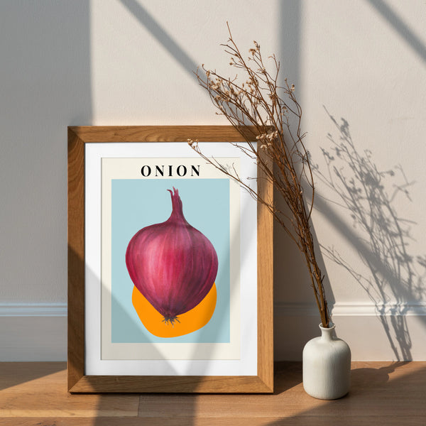 Onion Art: Aesthetic Kitchen Decor - Digital Download