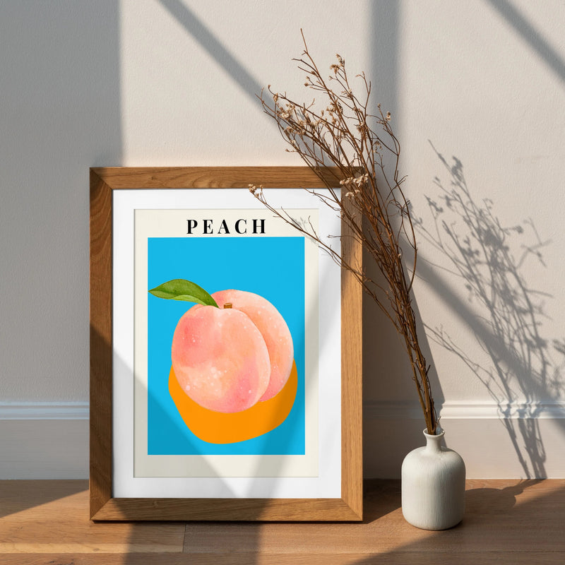 Aesthetic Peach Art: Digital Download