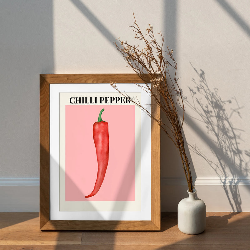 Aesthetic Chilli Pepper - Digital Art