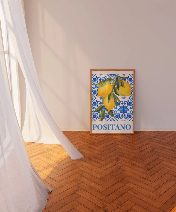 Positano Wall Art, Positano Digital Art Print