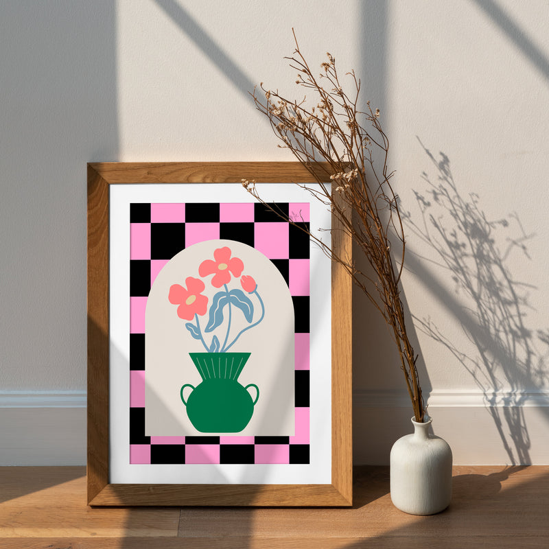 Aesthetic Floral Vase: Digital Download