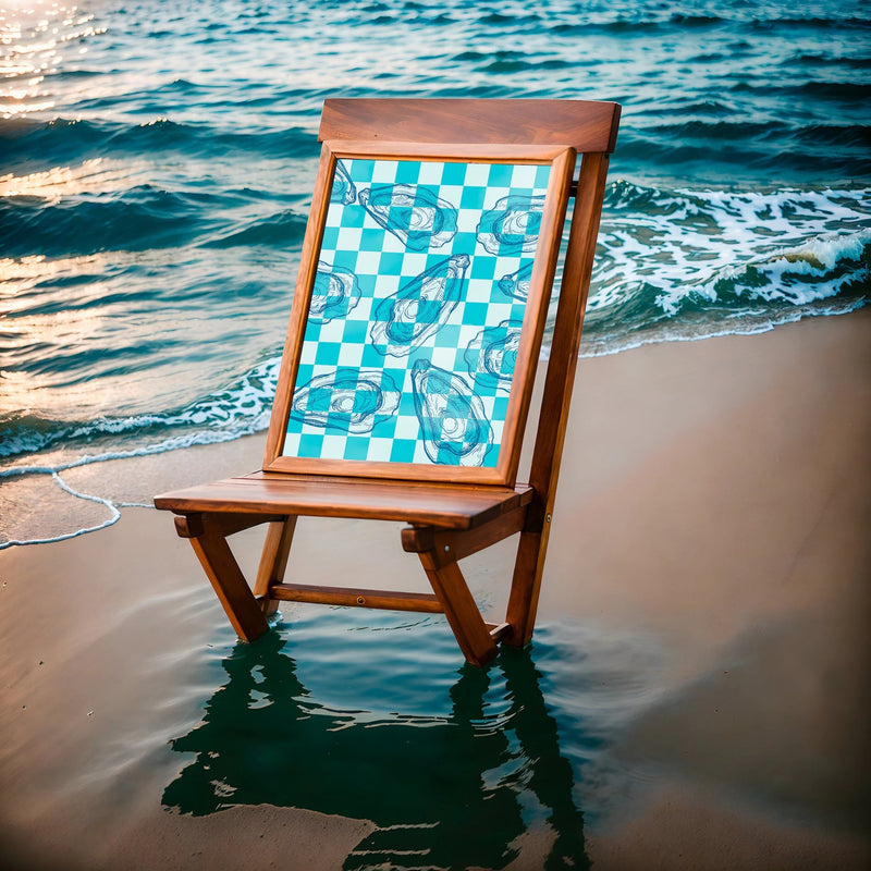 Coastal Checkered Harmony: Digital Download
