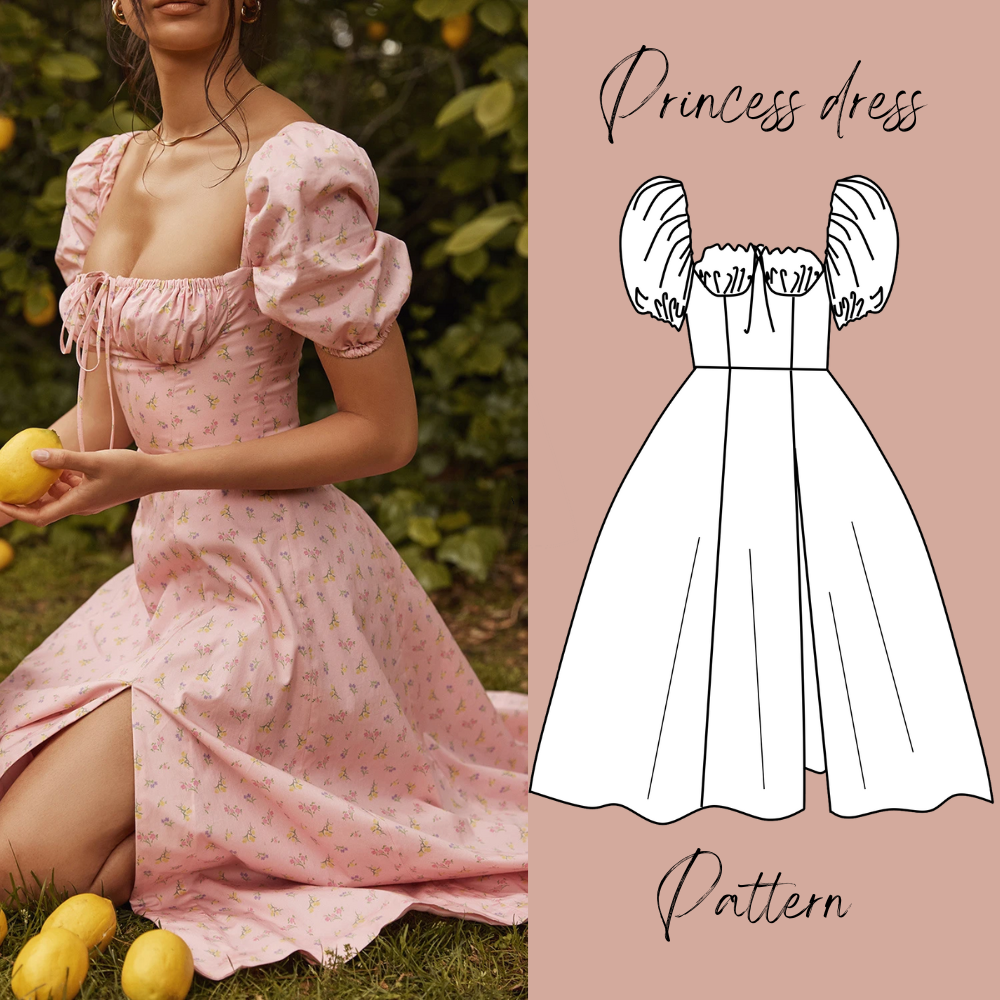 Milkmaid Dress PDF Digital Sewing Pattern