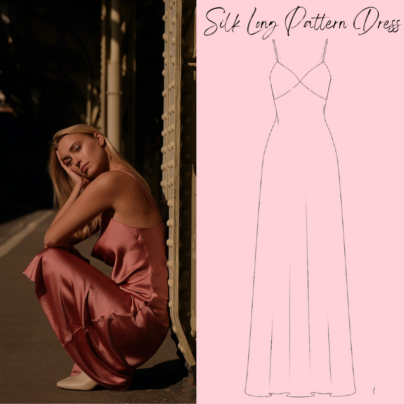 Morningstar Pinup: Teal Silk 1930's Evening Dress- Eva Dress Pattern